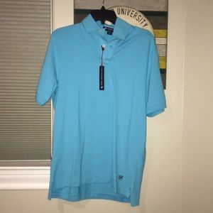 Baby blue Cremieux collared shirt